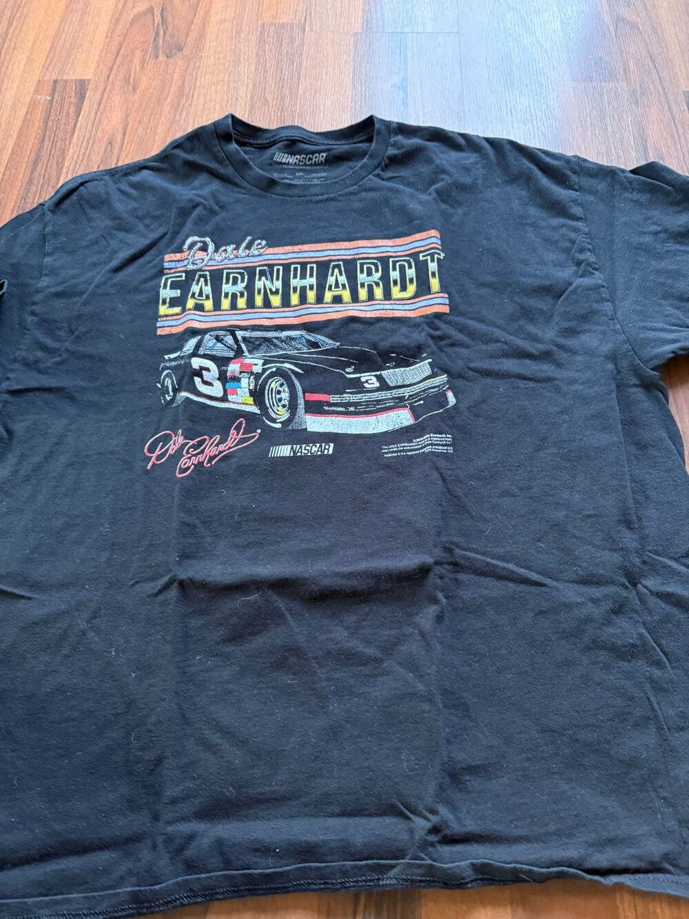 NASCAR Dale Earnhardt #3 Black T-Shirt Size XXL